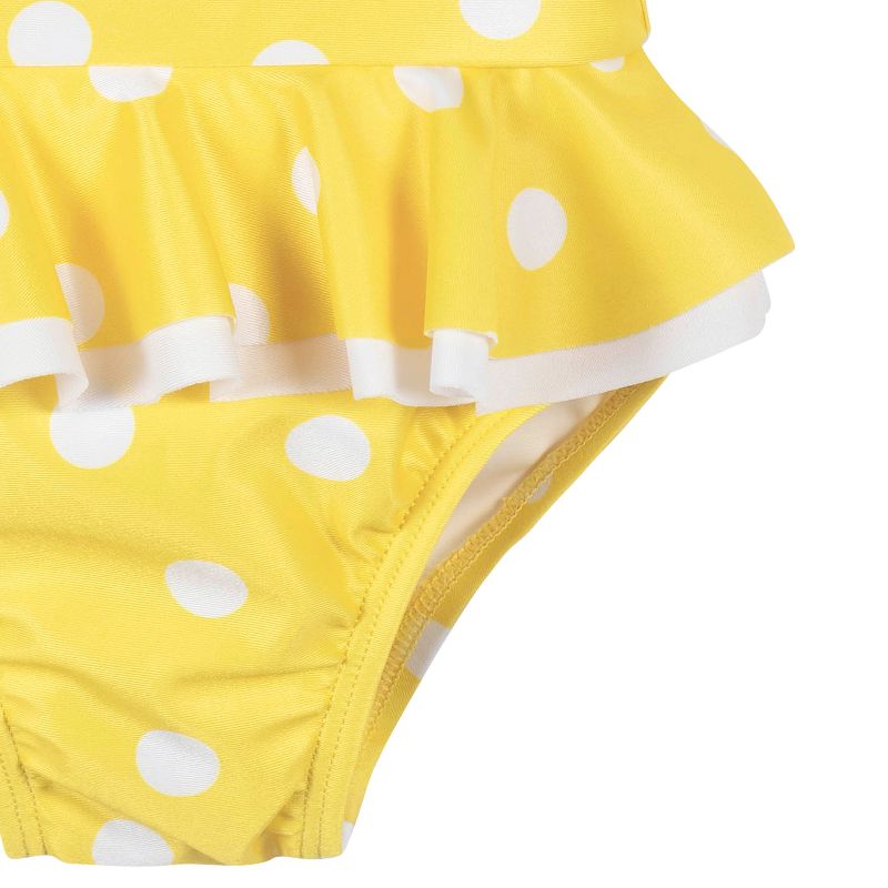 Gerber Infant & Toddler Girls' One-Piece Swimsuit UPF 50+, 5 of 6
