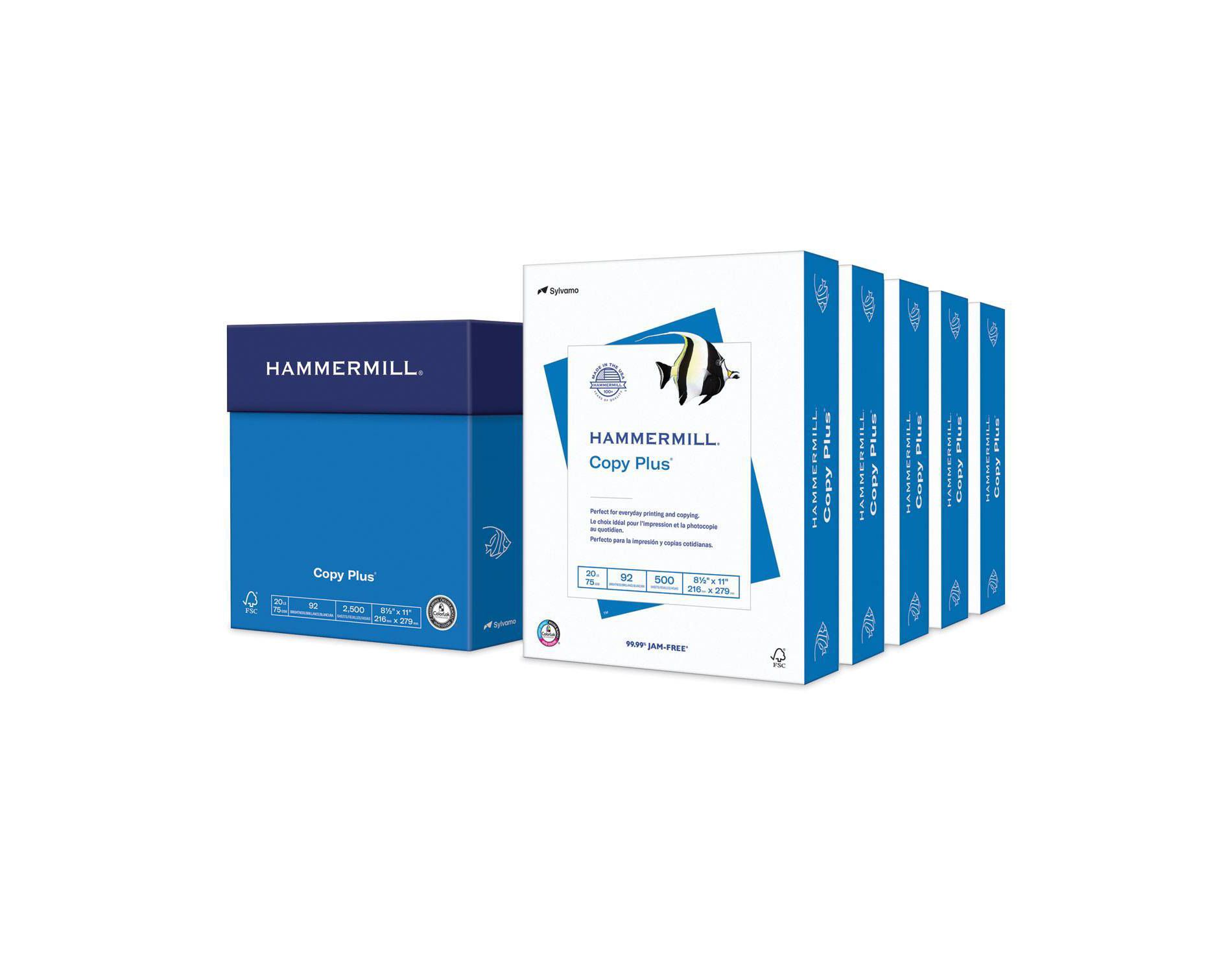 Hammermill Copy Plus Print Paper (HAM105650): 8.5x11", 20 lb, Brightness 92