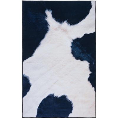 ivory/dark blue