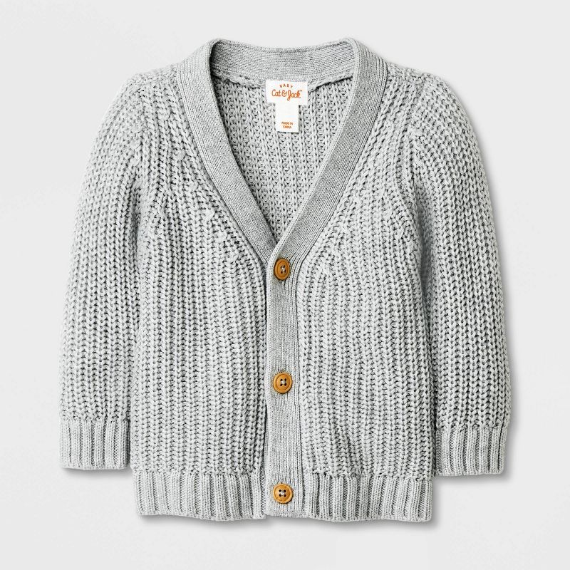 Baby Front-Button Cardigan - Cat & Jack™, 1 of 5