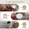 Modern Floral Area Rug Indoor Large Washable Floor Carpet Rug Contemporary Aesthetic Bedroom Rug Non Slip Accent Throw Rug for Dining Room Bedroom - 2 of 4