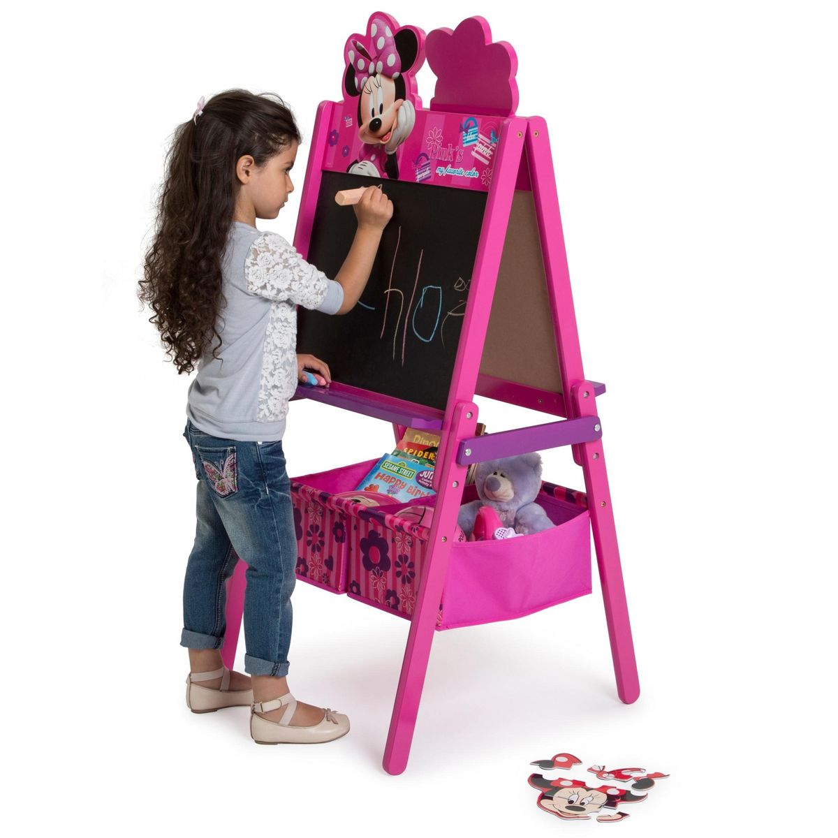Delta Children Minnie Mouse Kids Double-Sided Easel - thumbnail 3