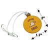 Ashland University Eagles Logo Mini Small Tiny Wood Christmas Tree Holiday Ornament - 4 of 4