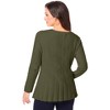 Jessica London Women's Plus Size Chevron Fit & Flare Sweater - 3 of 4