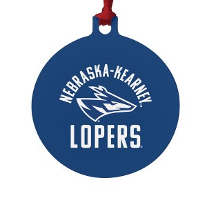 University of Nebraska at Kearney Lopers Logo Aluminum Holiday Christmas Tree Ornament - 1 of 4
