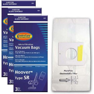 Replacement Part For Hoover 9 Duros Type SR Vacuum Bags with MicroFiltration Vacuum Cleaners, HO-101010SR, 401010SR, S3590, S3591, S3590HV - 1 of 4