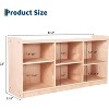 2-Tier Cube Storage Organizer, Montessori Toy Shelf, Kids Bookshelf and Toy Organizer for Playroom Nursery Daycare Preschool - 3 of 4