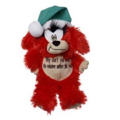Multipet Pet Peeves Christmas Red Dog Toy