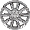 OE Wheels LLC CV73-20085-6550-24C-ic Chrome Wheel Painted (20 x 8.5 inches /6 x 139 mm, 24 mm Offset) - 3 of 4