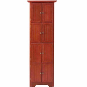 Dexmalle 4-Tier 72" Corner Kitchen Pantry Storage Cabinet with 8 Doors Tall Storage Cabinet - 1 of 4