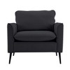 NicBex Couches for Living Room Cat Paw Leather Upholstered Single Armchair Sofa Modern Design Accent Sofa - 2 of 4