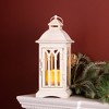 Melrose Ovory Metal Lantern with LED Candle (Set of 2) - 2 of 3