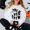Simply Sage Market Women's Graphic Sweatshirt The Boo Crew Bat and Ghost - 2 of 4