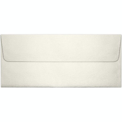 LUX 4 1/8" x 9 1/2" #10 80lbs. Square Flap Envelopes Quartz Metallic 5360-08-50