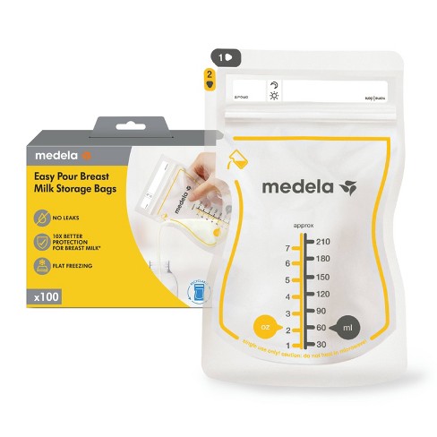 Medela Recyclable Breast Milk Storage Bags 100ct Target