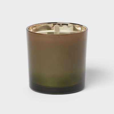 2-Wick Ombre Glass Jar Candle Green Oak and Moss 14.5oz - Threshold™