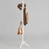 Solid Wood Coat Rack and Stand, Free Standing Hall Coat Tree with 10 Hooks for Hats, Bags, Purses, for Entryway, Hallway, Rubberwood - 2 of 4