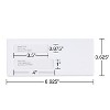 MyOfficeInnovations #8 5/8" Check-Size Double Window Security-Tint Gummed Envelopes 500/BX 438614 - 3 of 4