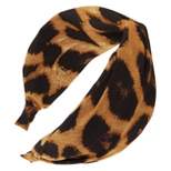 L. Erickson Printed Interlock Headband - Leopard