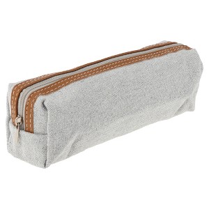 Unique Bargains Canvas Pencil Pen Case - 1 of 4