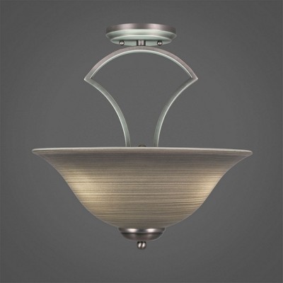 Toltec Lighting Zilo 3 - Light Flush Mount in  Graphite