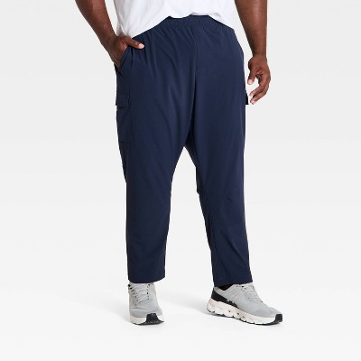 Men's Big Stretch Woven Pants - All In Motion™ Navy Blue 3XL : Target