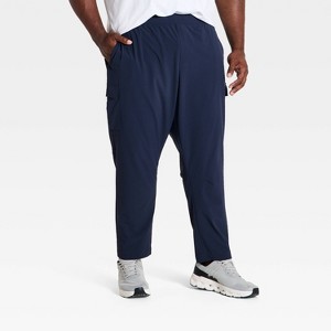 Men's Big Stretch Woven Pants - All In Motion™ Navy Blue 3XL : Target