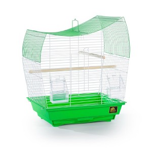 Prevue Pet Products Southbeach Green/White Wave Top Bird Cage - 1 of 4