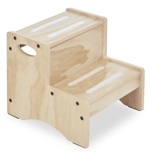 Dream On Me Explora Tower & Step Stool In Pebble Grey, Anti-Slip Base