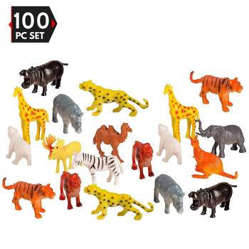 Big Mo's Toys Mini Wild Jungle Party Pack - 100 pc