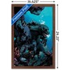 Trends International Godzilla: Comic - Ocean Framed Wall Poster Prints - 3 of 4