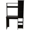 NicBex Home Office Desk 38.7" W Modern Computer Desk with 6 Open Storage Shelves and Wooden Frame for Office, Study, Living Room - 4 of 4