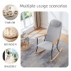 Racxily Technical Leather Rocking Chair - 4 of 4
