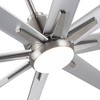 YUHAO 84 in. Indoor Industrial Aluminum Blades Reversible DC Motor Ceiling Fan with Light and Remote Control - 3 of 4