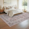 Area Rug for Living Room Bedroom Distressed Oriental Office Carpet Low Pile Neutral Soft Nursery Carpet Non Slip Washable Vintage Farmhouse Area Rug - 4 of 4
