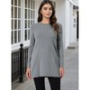 INSPIRE CHIC Women's Fall Crew Neck Long Sleeve Oversized Chunky Sweater - 2 of 4