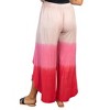 Women's Wide Leg Side Slit Ombre Pants - White Birch - 3 of 3
