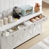 Buffet Sideboard Cabinet, Wooden Coffee Bar Storage Cabinet - 3 of 4