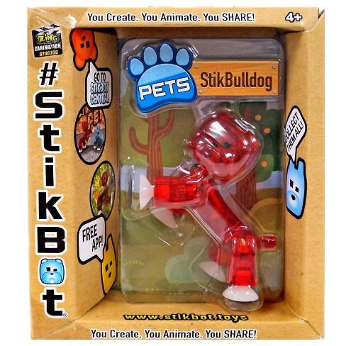 Stikbot Pets Series 1 Stikbulldog Figure Red - nice roblox jailbreak coloring pages plus 17 beautiful