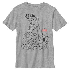 Boy's One Hundred and One Dalmatians Happy Dog Family T-Shirt - 1 of 4