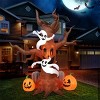 Joyfy 8 FT Halloween Inflatable Outdoor Decorations, Scary Tree with Ghost Pumpkin and Tombstone Inflatables with LEDs for Yard Garden Lawn Decoration - 4 of 4