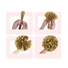 EpiqueOne 22-Piece Tissue Paper Pom Poms and Paper Lantern Party Kit - Add a Splash of Pink, Gold, & Ivory to Your Celebrations! - 4 of 4