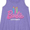 Girls' - Barbie - Let's Party Graphic Sleeveless Aline Dress - 2 of 3