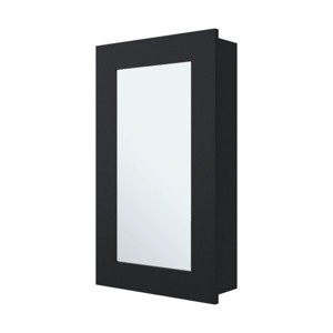 GlasFlength Decorative Wall Mirrors Bathroom Decor Cabinet Accent Mirror Vanity Medicine Cabinet Mirrors for Bathroom Wall, Black, 15.3"*5"*25.7" - 1 of 4