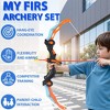 SUGIFT Bow and Arrow Toy Set for Kids with LED Light 2 Bows 12 Suction Cup Arrows Quiver and Targets Indoor Outdoor Shooting Game - 4 of 4