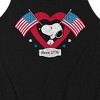 Men's - Peanuts - Snoopy Since 1776 Flag Heart Graphic Tank Top - 2 of 4
