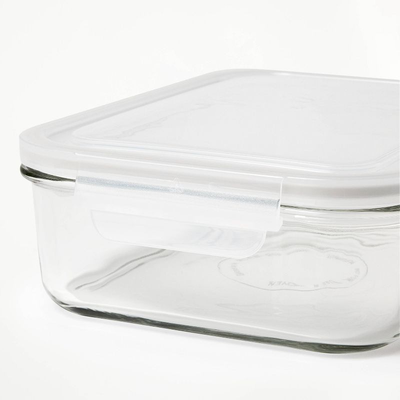 4.33 Cup Glass Food Storage Container Clear - Figmint&#8482;, 5 of 8