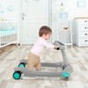 Infans 2-in-1 Baby Walker Foldable Activity Push Walker w/ Adjustable Height Gray - 3 of 4