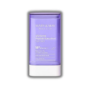 Mary&May Vegan Peptide Bakuchiol Sun Stick SPF50+ PA+ | the magic wand that protects your skin from harmful UV rays - (0.63 oz) - 1 of 3