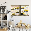 Stupell Industries Construction Zone Trucks & Phrases 2pc Floating Frame Art Set - 2 of 4
